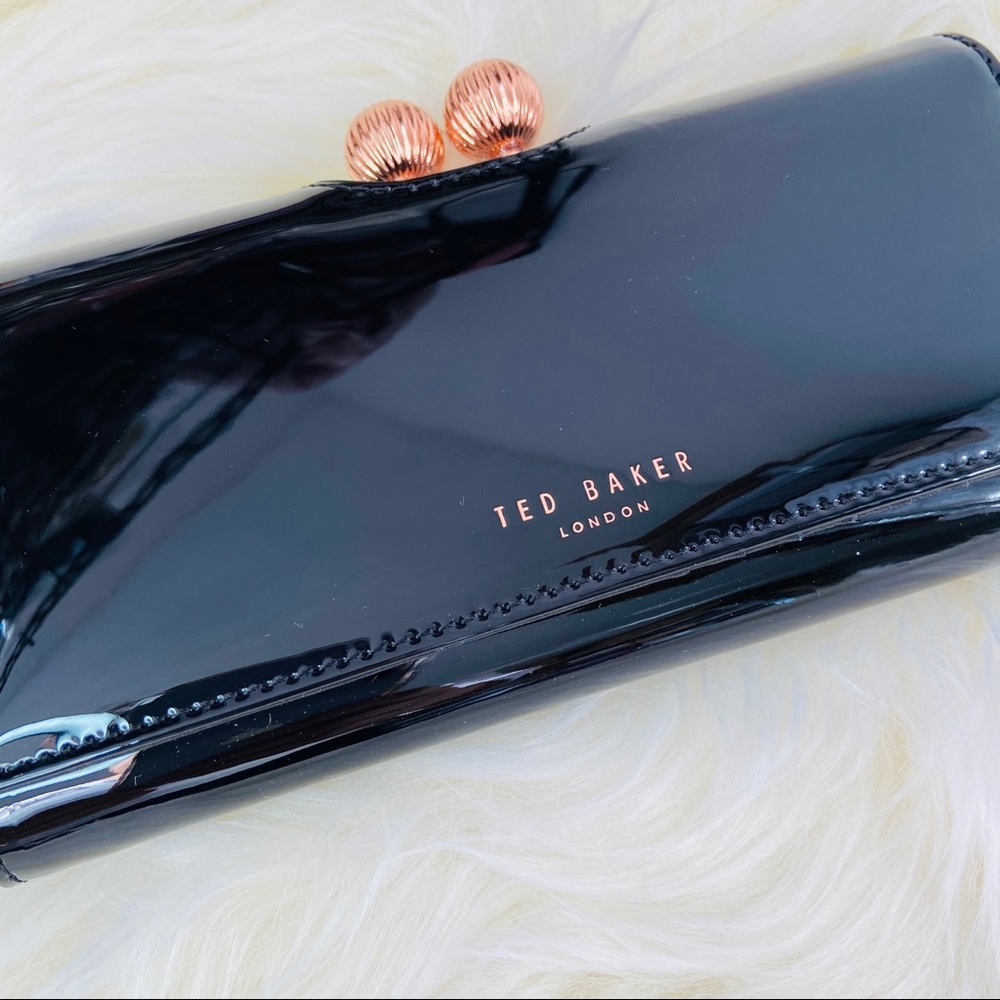 Ted Baker London Bobble Patent Leather Wallet - Picture 5 of 11